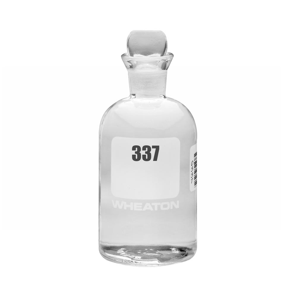 WHEATON 生化需氧量瓶 BOD瓶 300 mL 337 - 360 玻璃pennyhead塞 24个/盒