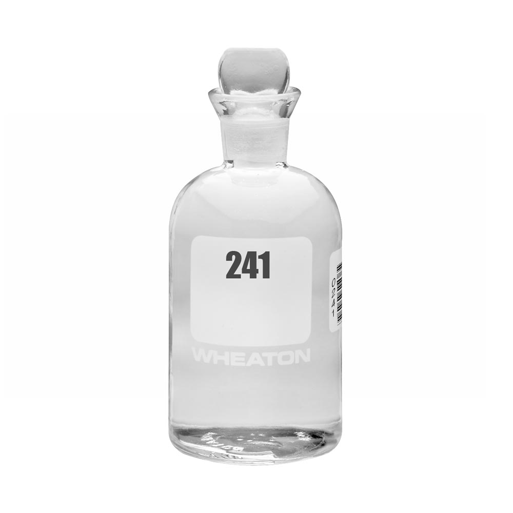 WHEATON 生化需氧量瓶 BOD瓶 300 mL 241 - 264 玻璃pennyhead塞 24个/盒