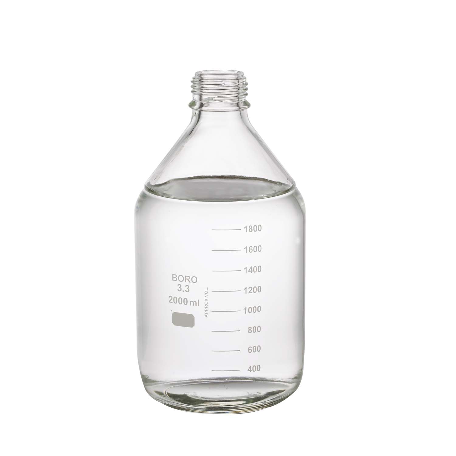 WHEATON 2000mL 带刻度培养基瓶身 6个/盒